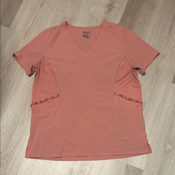 Hanes Tops - Hanes Women's Comfort Fit V-Neck Scrub Top Sz Large